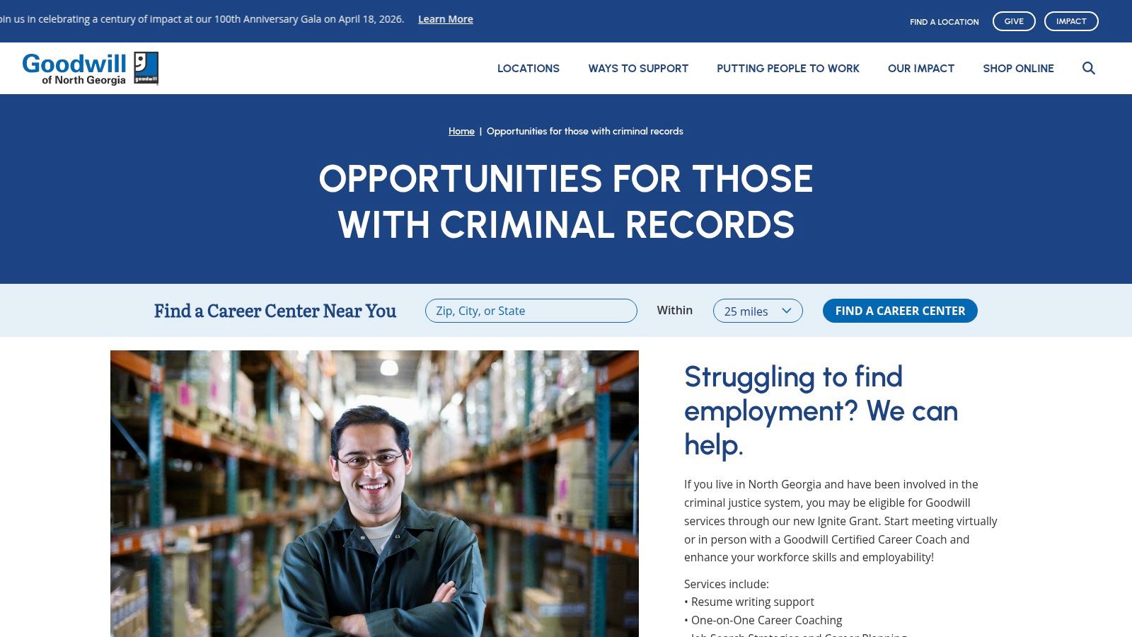 Goodwill of North Georgia (Career Centers + Employer Partnerships)
