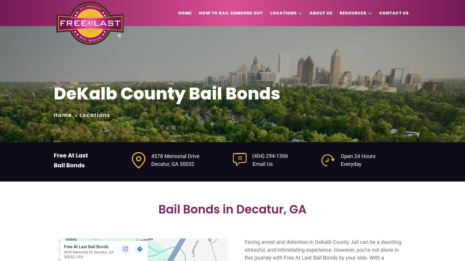 Free At Last Bail Bonds (DeKalb County)