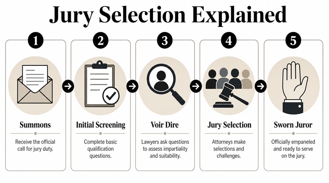 Jury Selection Explained From Summons to Sworn Juror