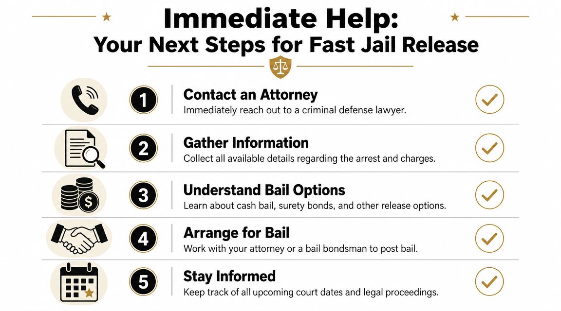 Need Immediate Help? Your Next Steps for Fast Jail Release