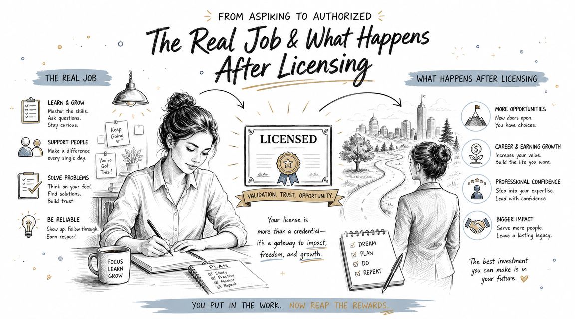 The Real Job What Happens After Licensing
